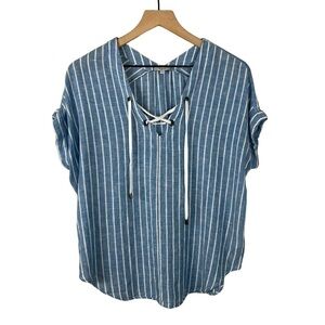 Rails Jeri St Jermaine Linen Stripe Top